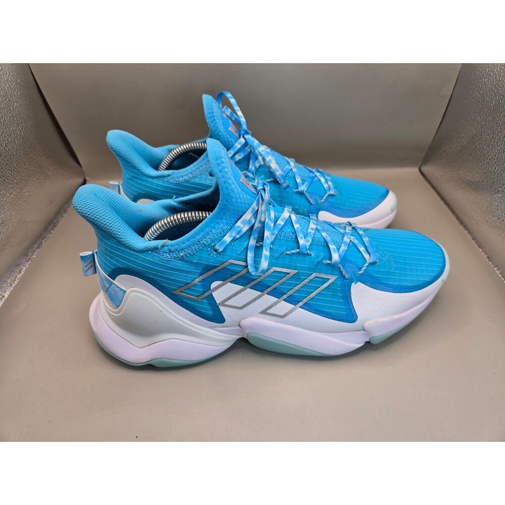 adidas Mahomes 1 Impact FLX Sky Rush Football Shoes Men's 9.5 Blue Turf Training